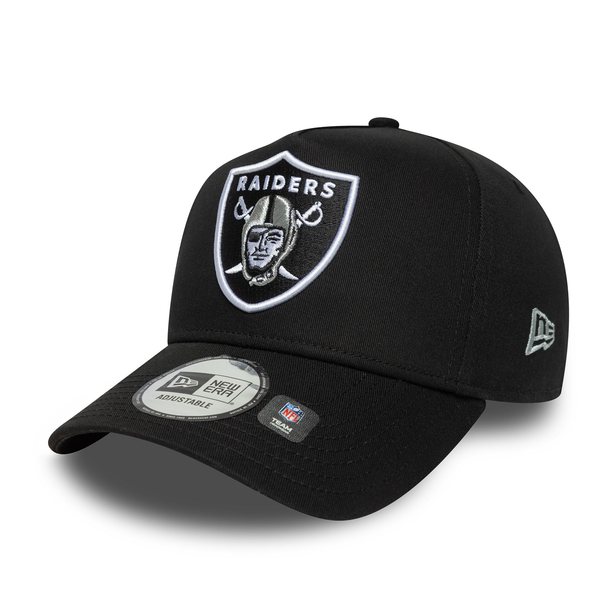 New Era - Las Vegas Raiders - SIDE PATCH - E-Frame Cap - Black - Headz Up 