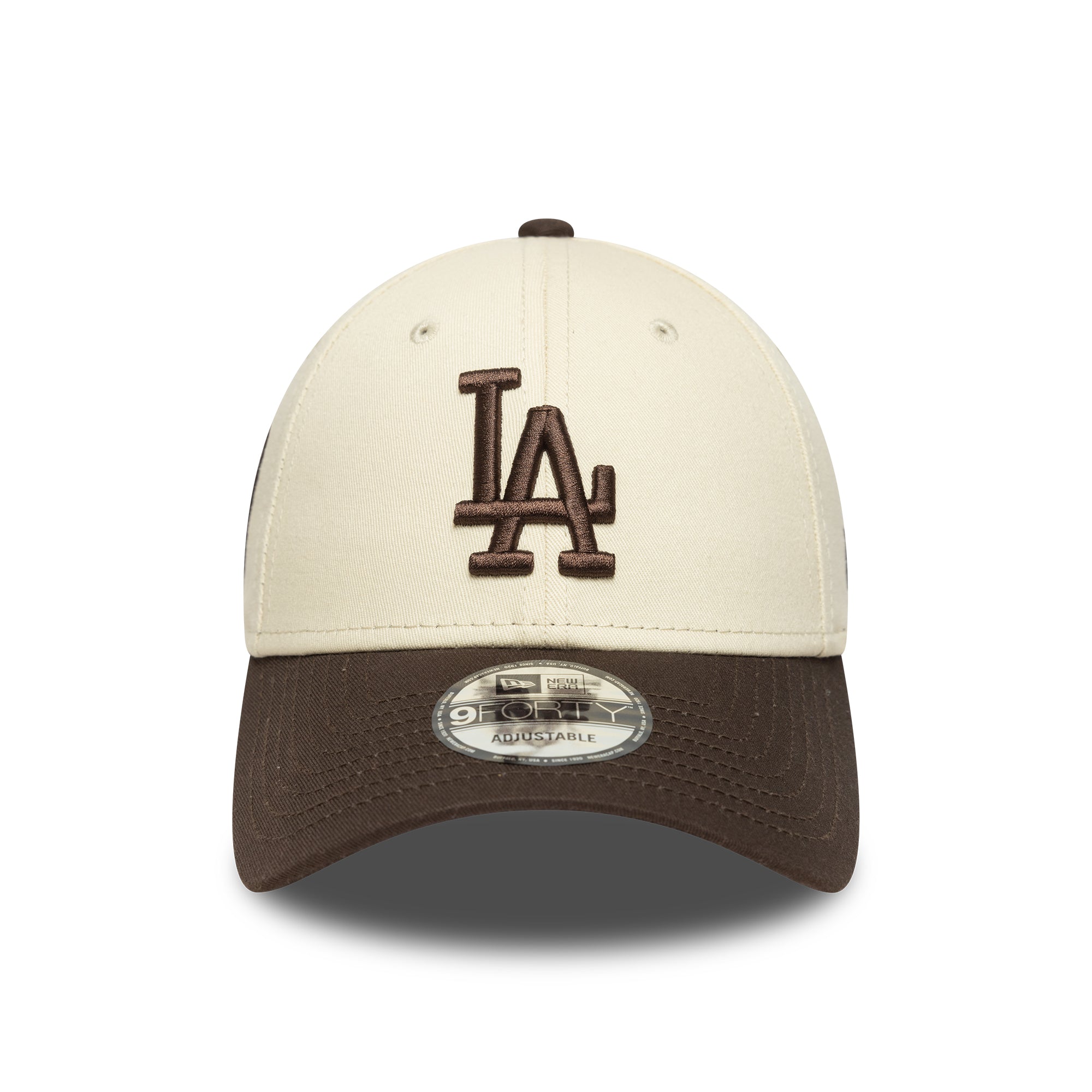 New Era - 9FORTY - SIDE PATCH - Los Angeles Dodgers - Chrome/Brown - Headz Up 