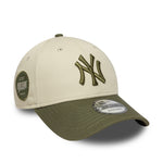 New Era - 9FORTY - SIDE PATCH - New York Yankees - Chrome/Olive - Headz Up 