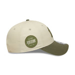 New Era - 9FORTY - SIDE PATCH - New York Yankees - Chrome/Olive - Headz Up 