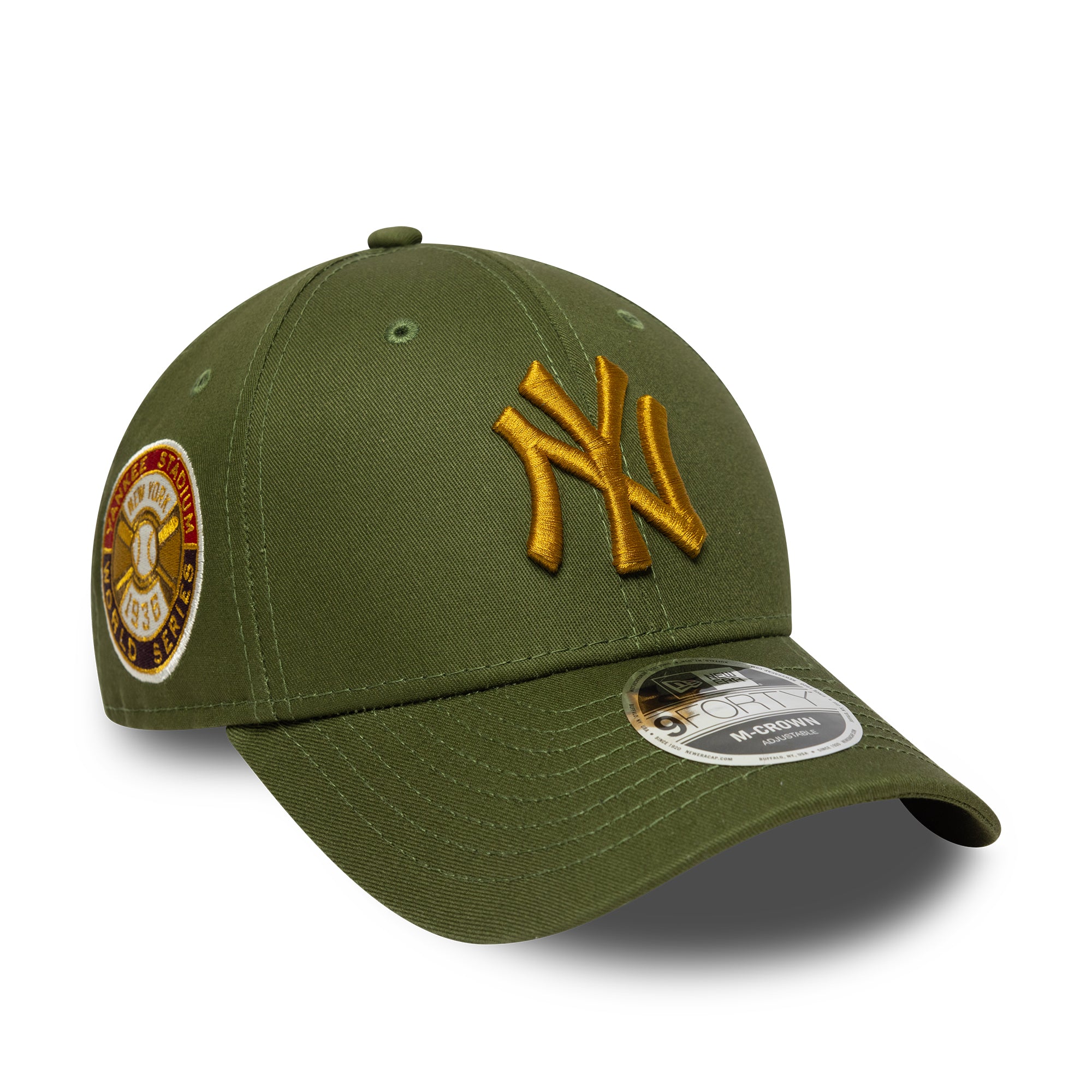 New Era - 9FORTY M-crown - New York Yankees - WS PATCH - Dark Green - Headz Up 