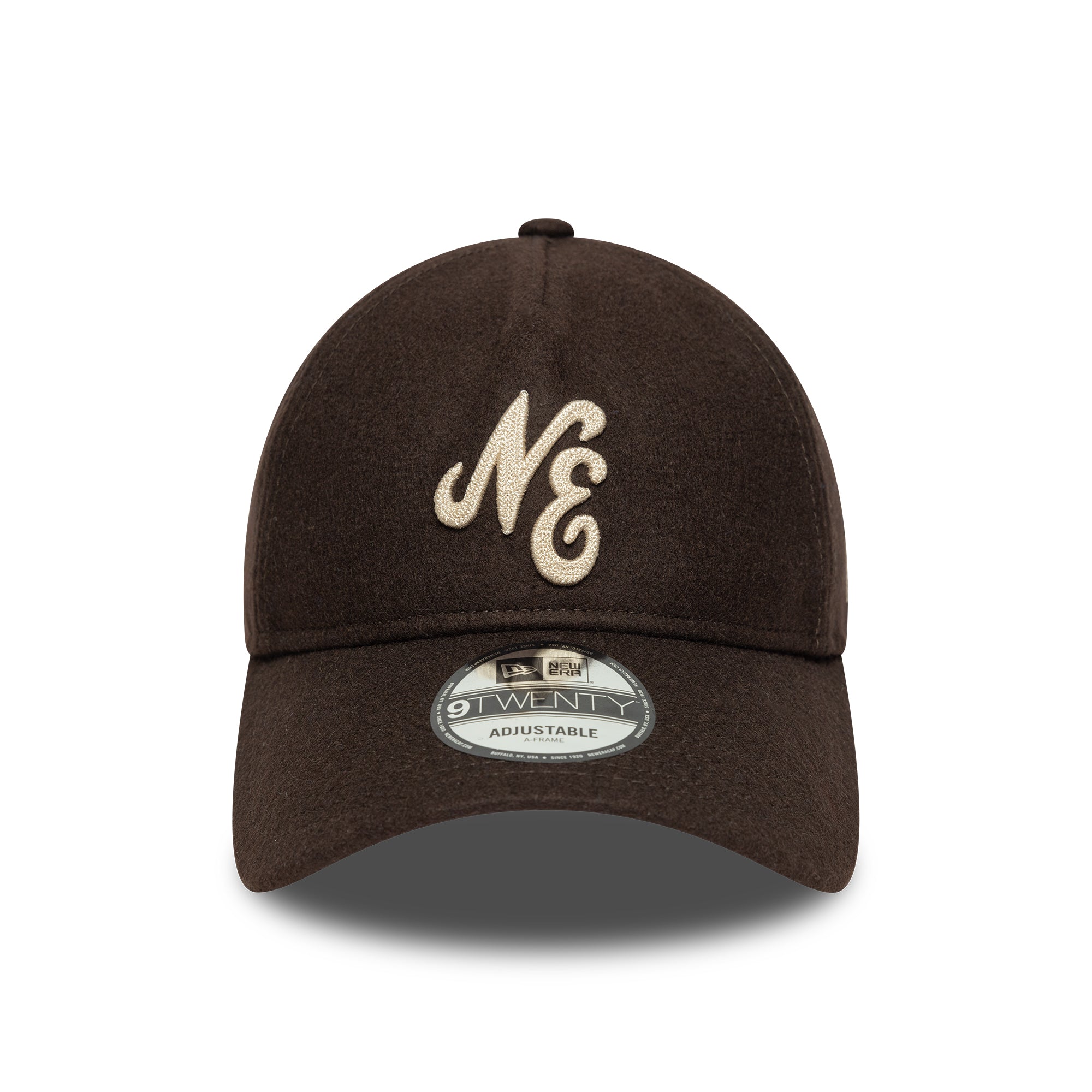 New Era - 9TWENTY - NE MELTON WOOL - A-Frame - Brown - Headz Up 