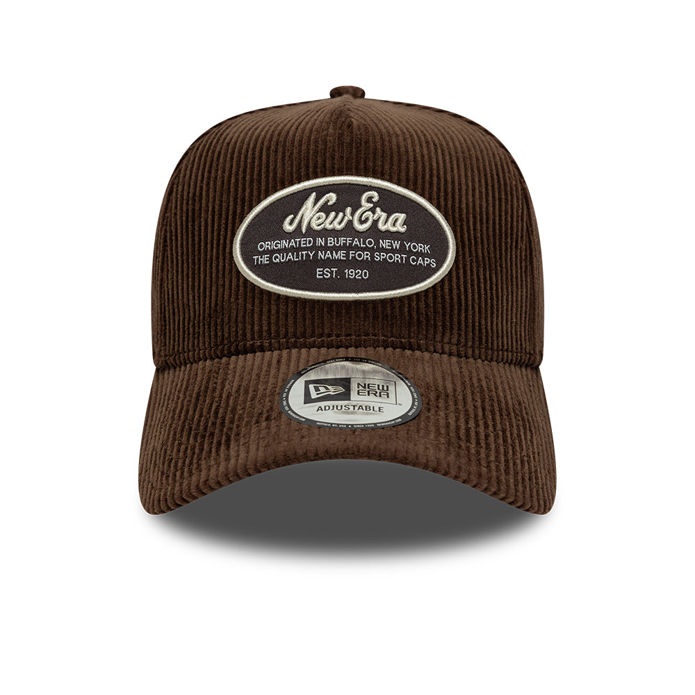 New Era - NE PATCH CORD - E-Frame Cap - Brown - Headz Up 