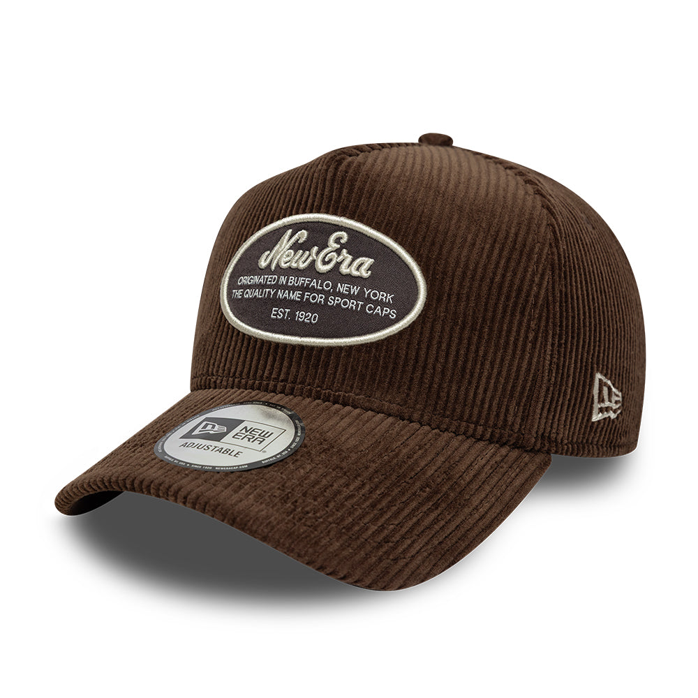 New Era - NE PATCH CORD - E-Frame Cap - Brown - Headz Up 