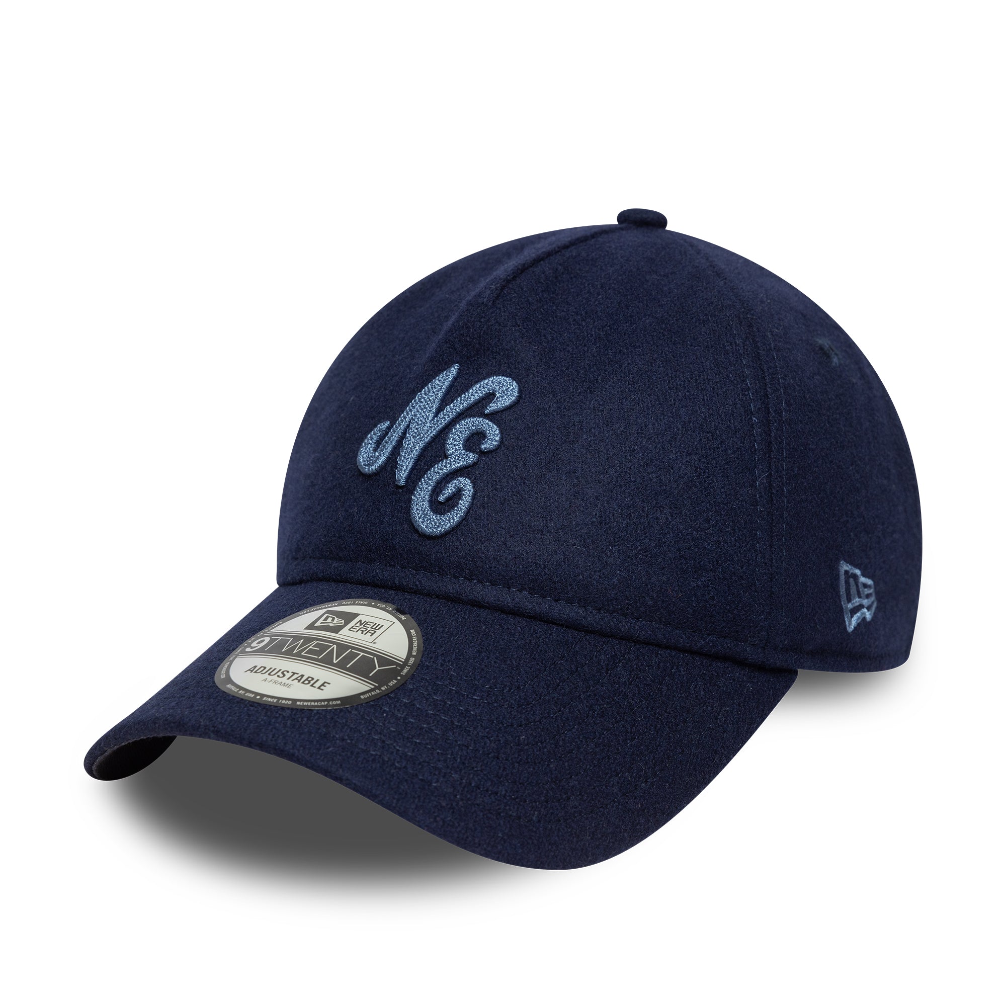 New Era - 9TWENTY - NE MELTON WOOL - A-Frame - Navy - Headz Up 