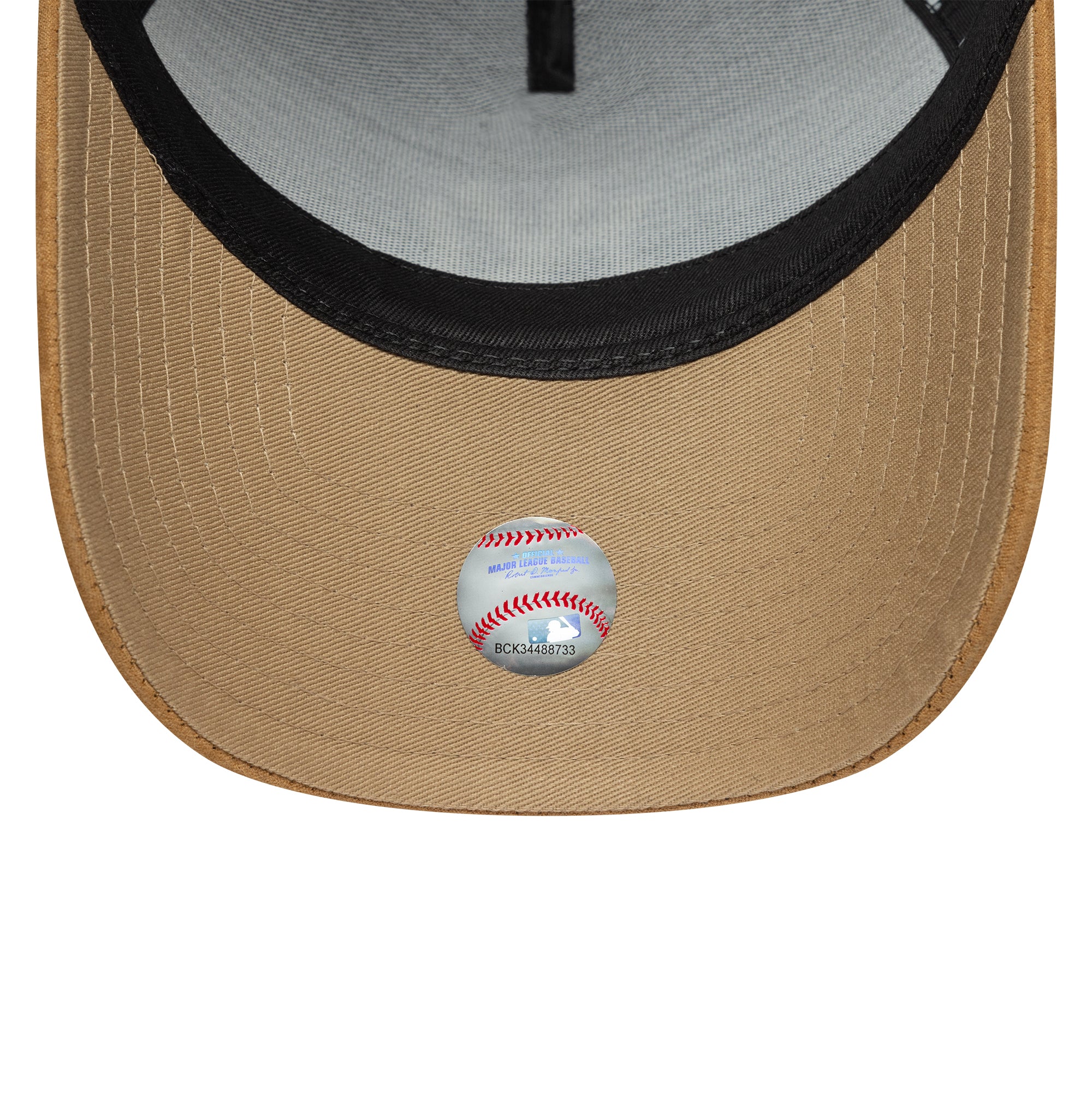 New Era - New York Yankees - SUEDE VISOR - E-Frame Cap - Black/Camel - Headz Up 