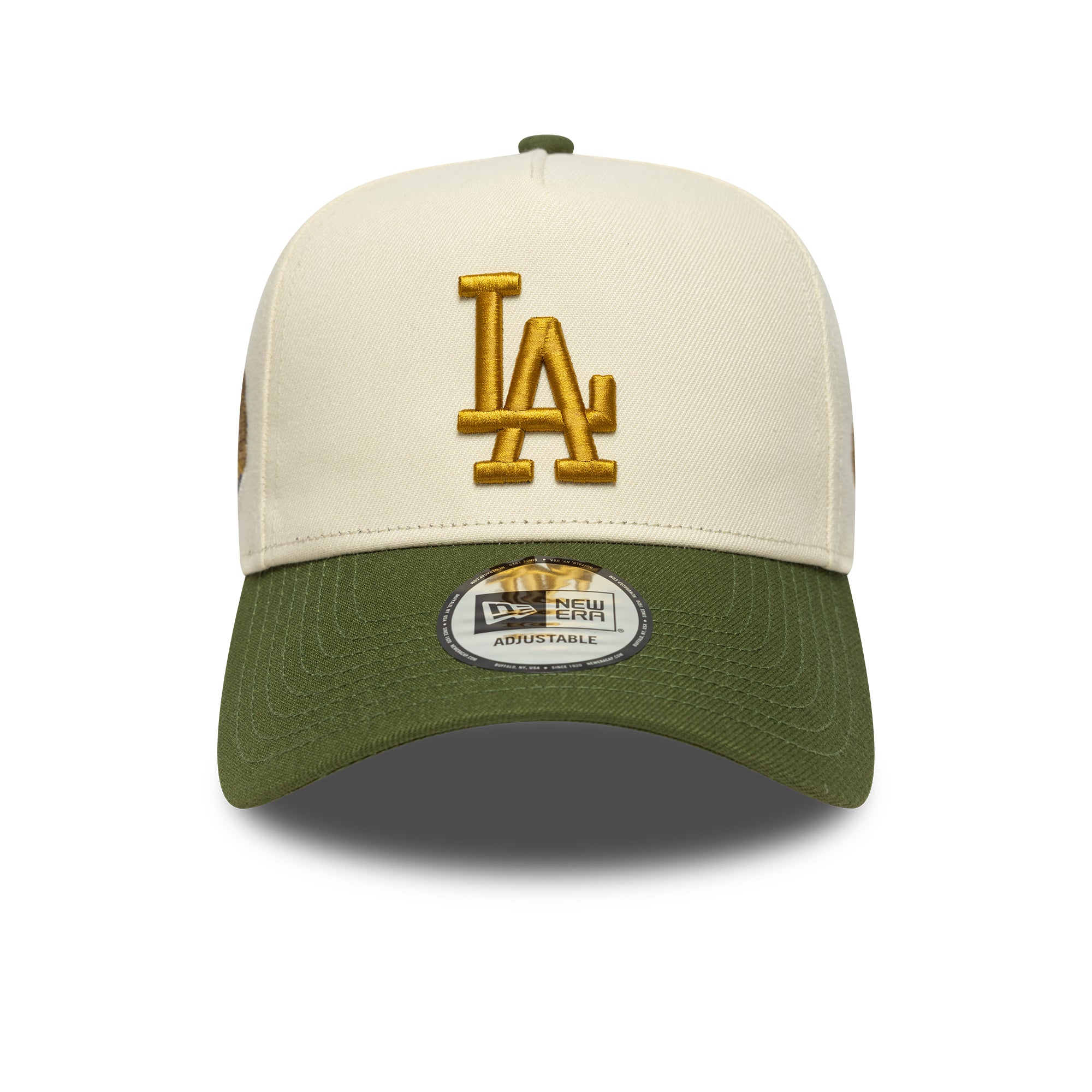 New Era - Los Angeles Dodgers - WS PATCH - E-Frame Cap - Chrome/Green - Headz Up 