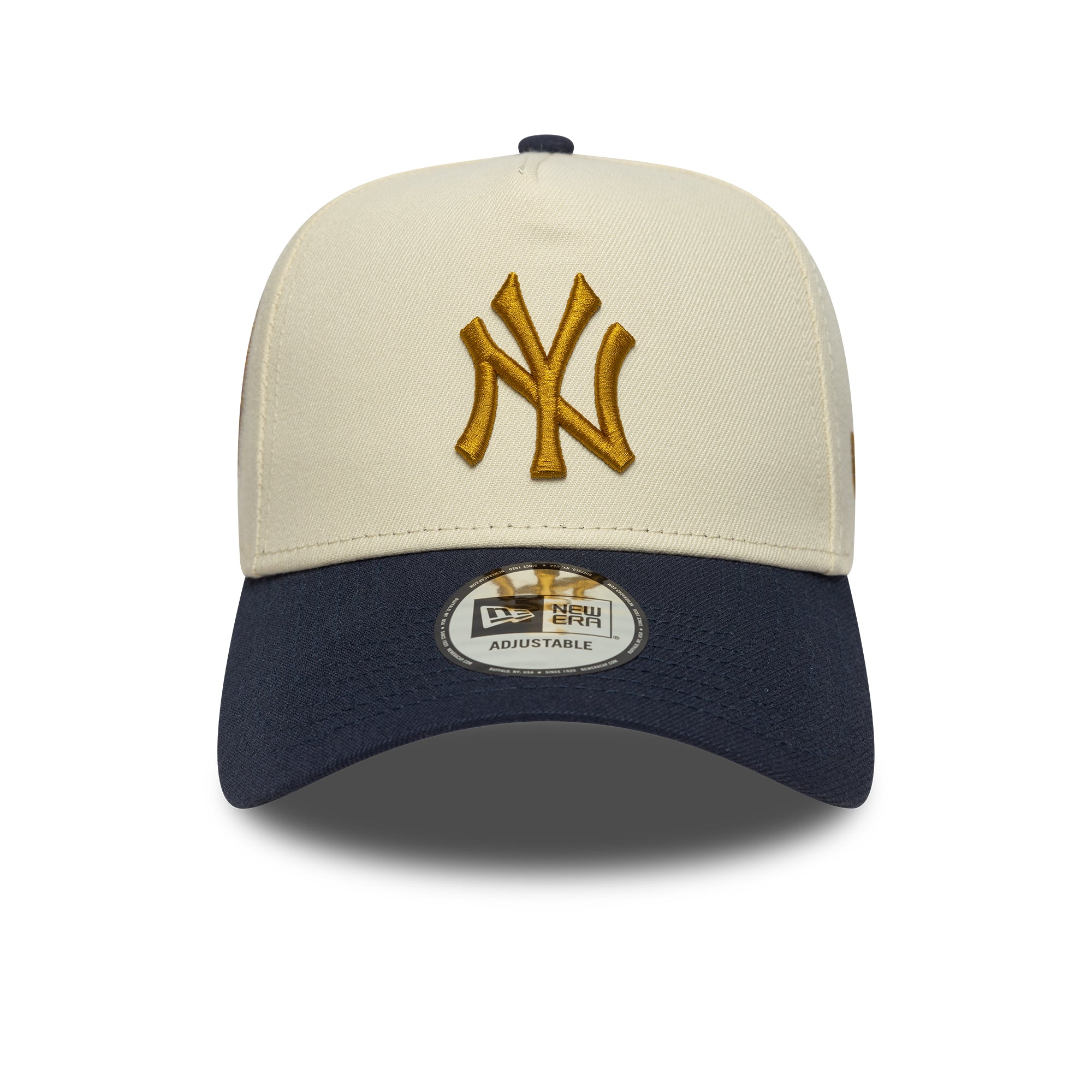 New Era - New York Yankees - WS PATCH - E-Frame Cap - Chrome/Navy - Headz Up 