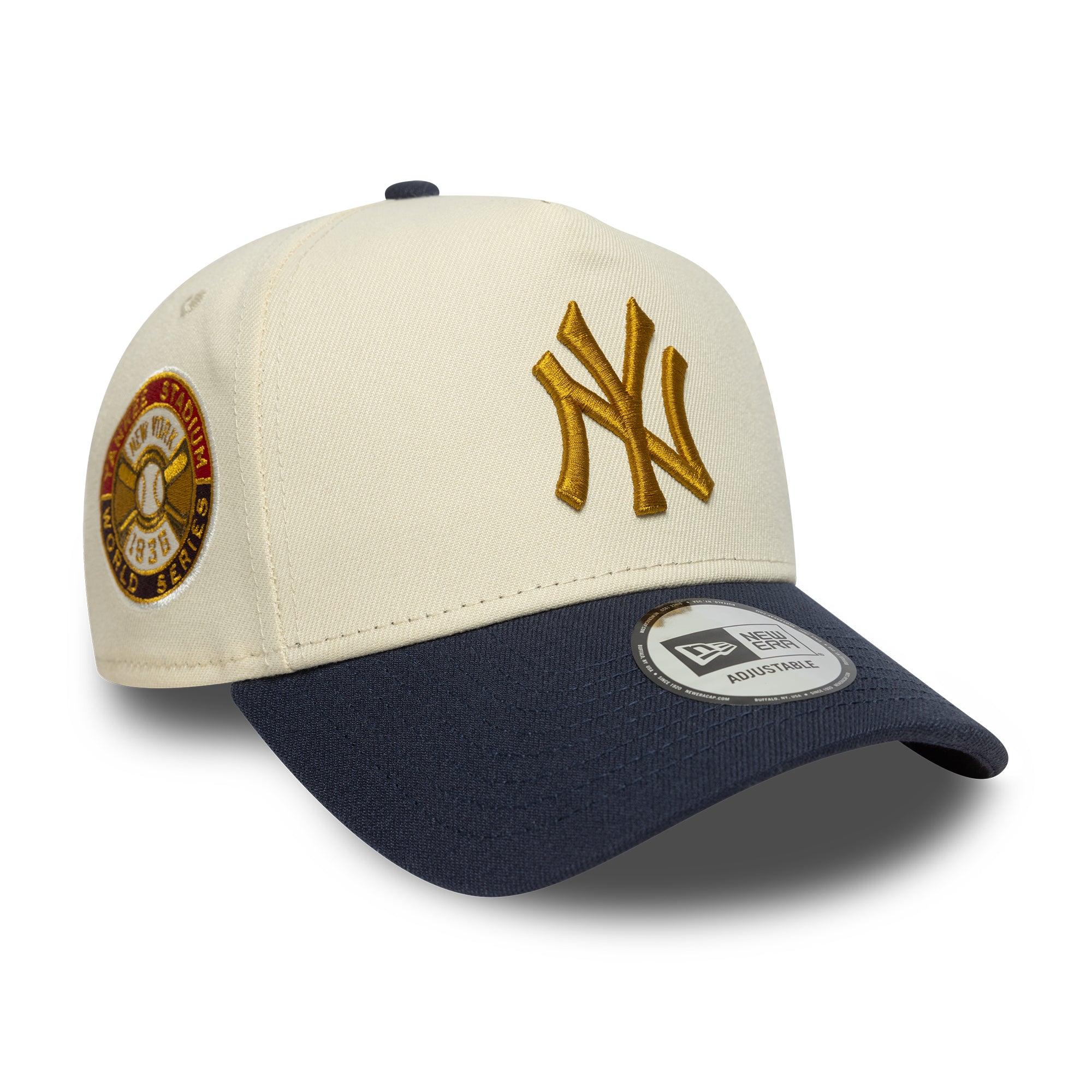 New Era - New York Yankees - WS PATCH - E-Frame Cap - Chrome/Navy - Headz Up 