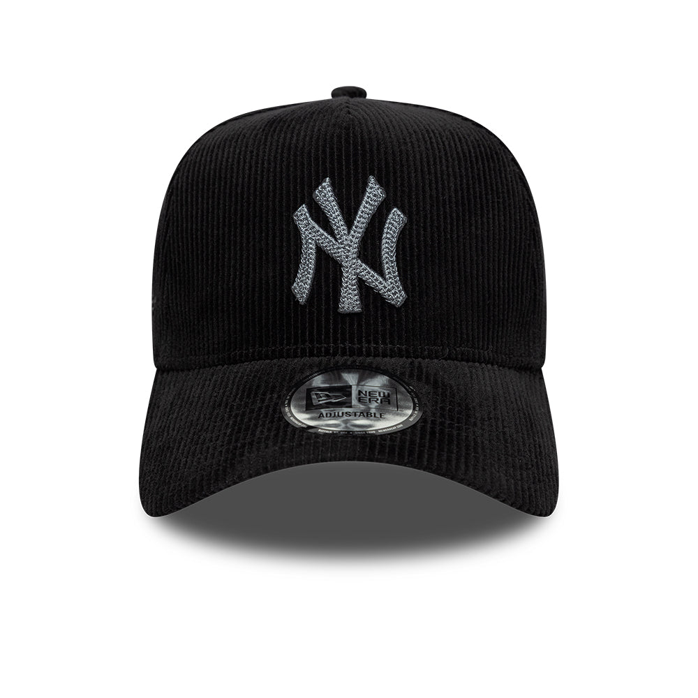 New Era - New York Yankees - CORD - E-Frame Cap - Black - Headz Up 