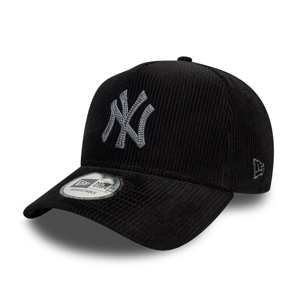 New Era - New York Yankees - CORD - E-Frame Cap - Black - Headz Up 