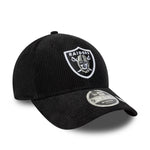 New Era - 9FORTY M-Crown - NFL - CORD - Las Vegas Raiders - Black - Headz Up 