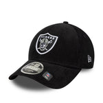 New Era - 9FORTY M-Crown - NFL - CORD - Las Vegas Raiders - Black - Headz Up 