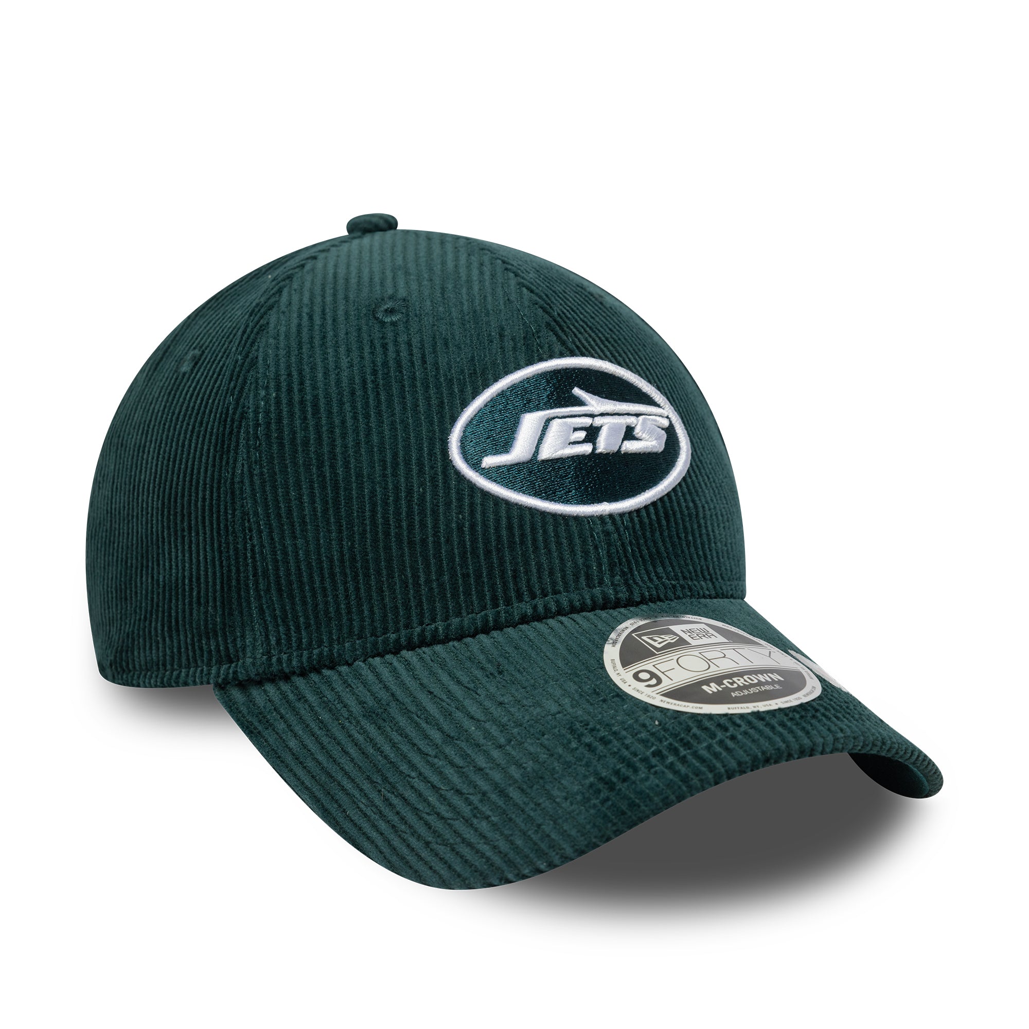 New Era - 9FORTY M-Crown - NFL - CORD - New York Jets - Dark Green - Headz Up 