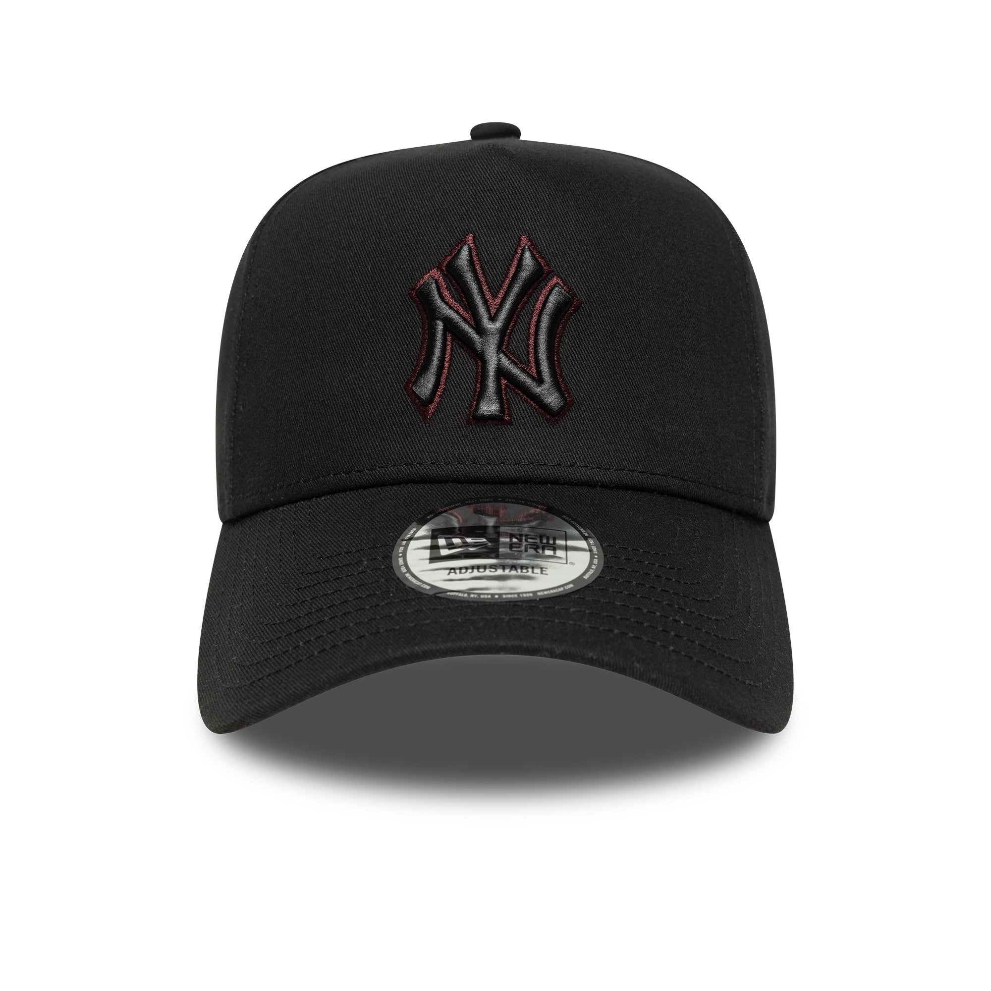 New Era - New York Yankees - TEAM OUTLINE - E-Frame Cap - Black - Headz Up 