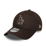 New Era - Los Angeles Dodgers - TEAM OUTLINE - 9FORTY - Brown - Headz Up 