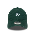 New Era - 9TWENTY - Mini Logo Washed - Oakland Athletics - Dark Green - Headz Up 