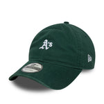 New Era - 9TWENTY - Mini Logo Washed - Oakland Athletics - Dark Green - Headz Up 