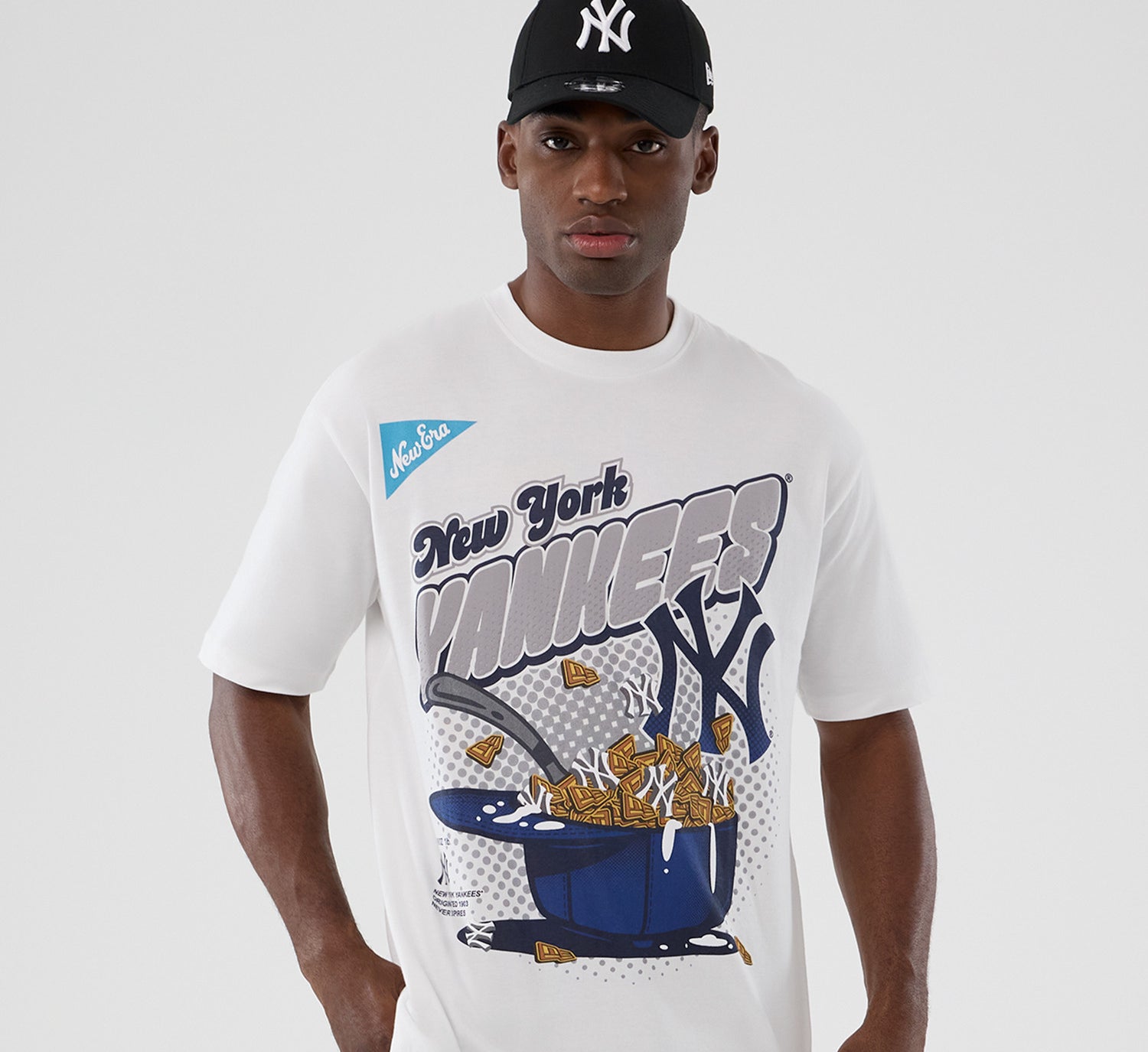 New Era - MLB Lifestyle Graphic Tee - New York Yankees - White - Headz Up 
