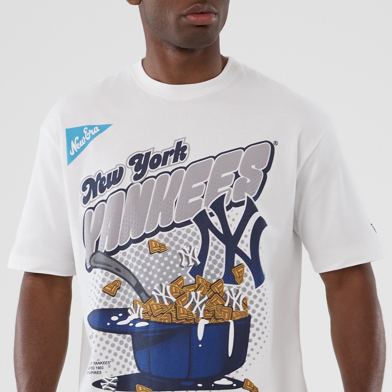 New Era - MLB Lifestyle Graphic Tee - New York Yankees - White - Headz Up 