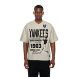 New Era - MLB Throwback Prep Tee - New York Yankees - Stone - Headz Up 
