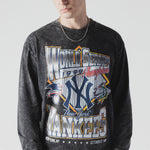 New Era - MLB Sportsclass Longsleeve Tee - New York Yankees - Black - Headz Up 