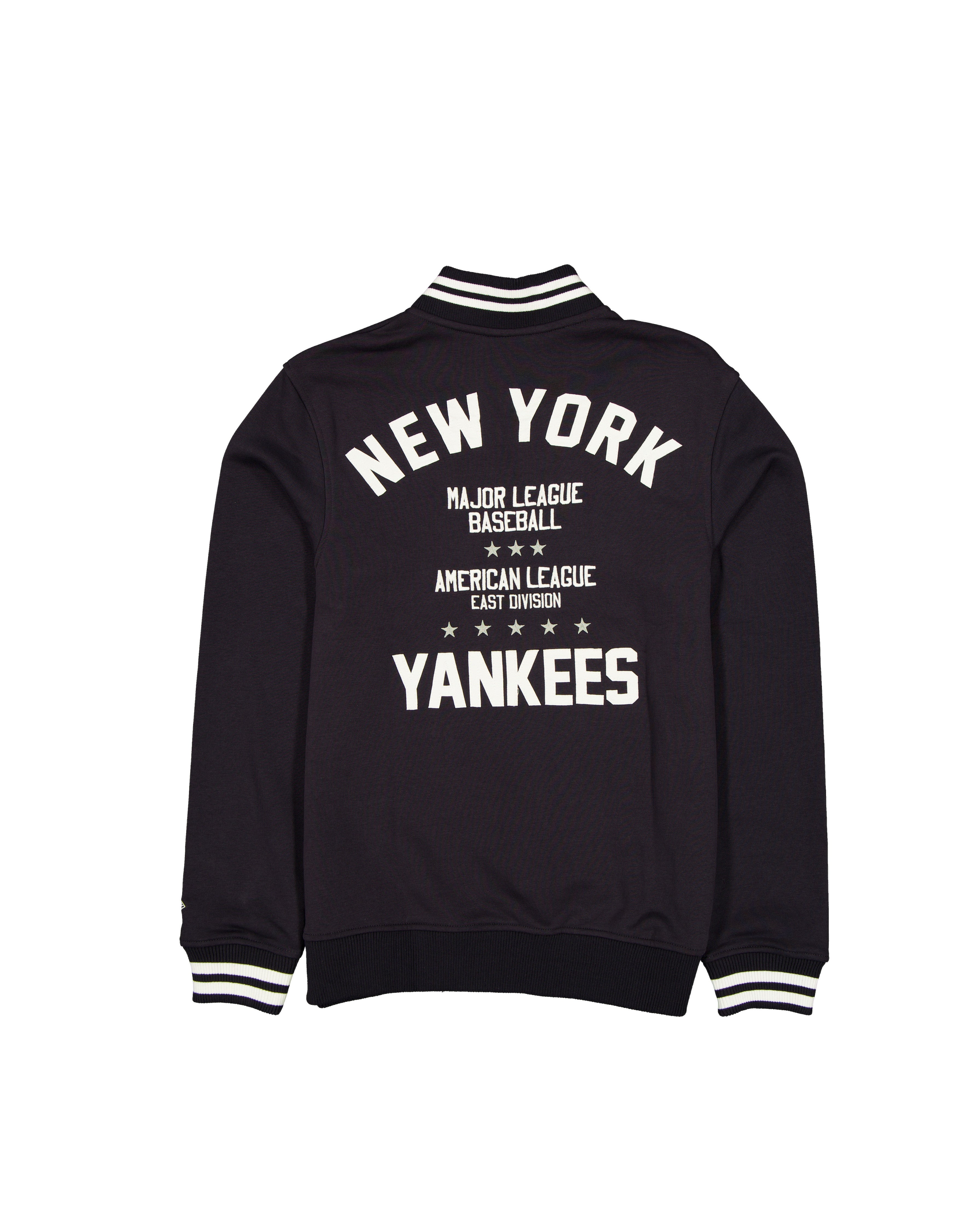 New Era - Throwback Prep Quarter Zip - New York Yankees - Navy - Headz Up 