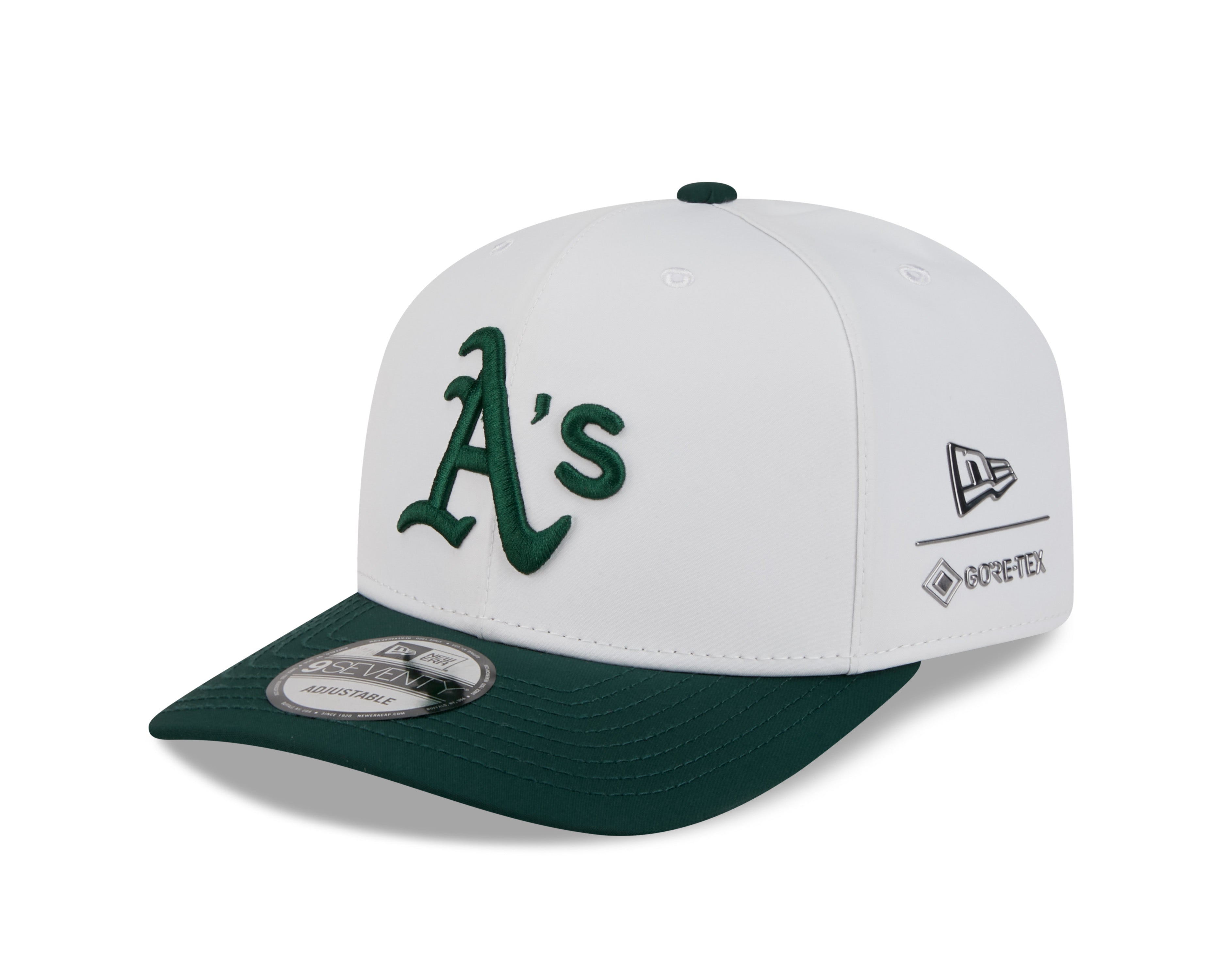 New Era - 9SEVENTY - Oakland Athletics - GORE-TEX - White/Dark Green - Headz Up 