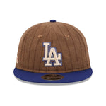 New Era - 9FIFTY Retro Crown - Los Angeles Dodgers - WOOL PINSTRIPE - Brown - Headz Up 