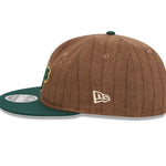 New Era - 9FIFTY Retro Crown - Oakland Athletics - WOOL PINSTRIPE - Brown - Headz Up 