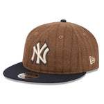 New Era - 9FIFTY Retro Crown - New York Yankees - WOOL PINSTRIPE - Brown - Headz Up 