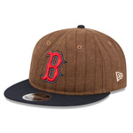New Era - 9FIFTY Retro Crown - Boston Red Sox - WOOL PINSTRIPE - Brown - Headz Up 