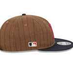 New Era - 9FIFTY Retro Crown - Boston Red Sox - WOOL PINSTRIPE - Brown - Headz Up 