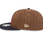 New Era - 9FIFTY Retro Crown - Atlanta Braves - WOOL PINSTRIPE - Brown - Headz Up 