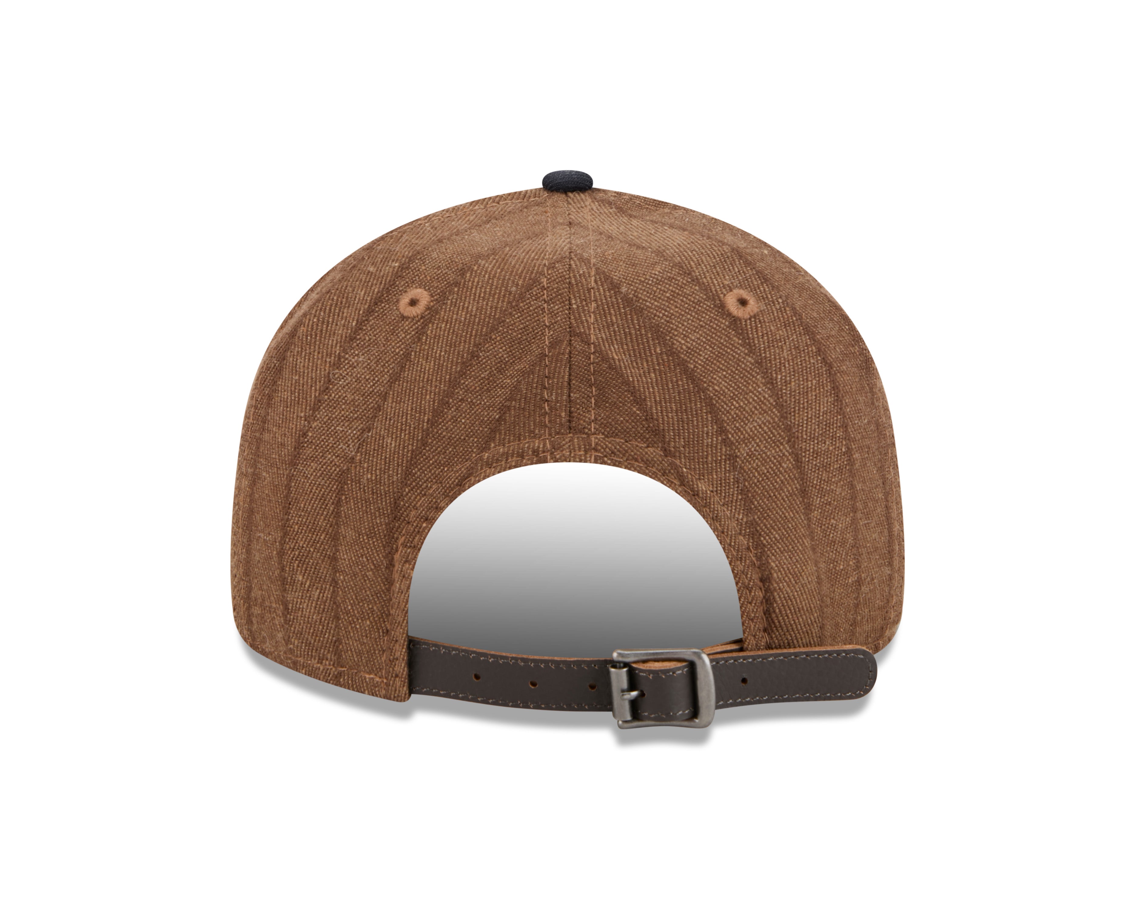 New Era - 9FIFTY Retro Crown - Atlanta Braves - WOOL PINSTRIPE - Brown - Headz Up 