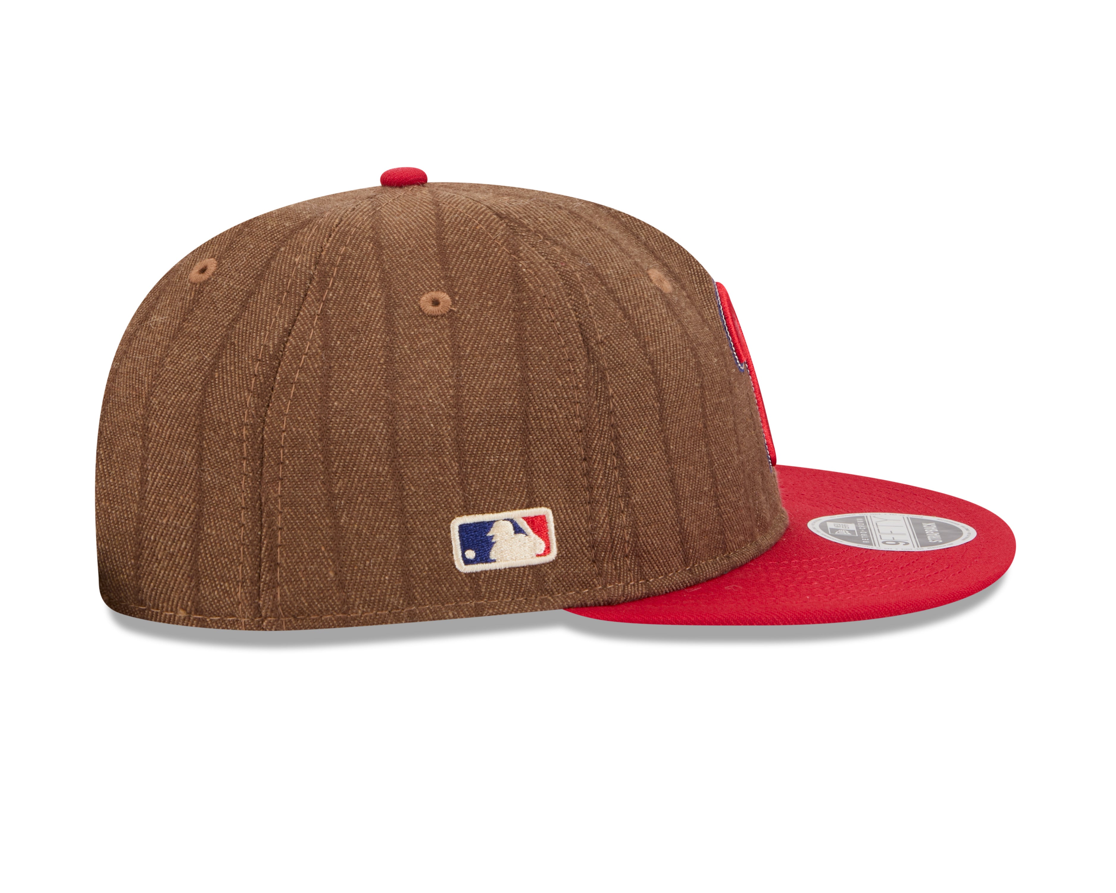 New Era - 9FIFTY Retro Crown - Philadelphia Phillies - WOOL PINSTRIPE - Brown - Headz Up 