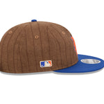 New Era - 9FIFTY Retro Crown - New York Mets - WOOL PINSTRIPE - Brown - Headz Up 