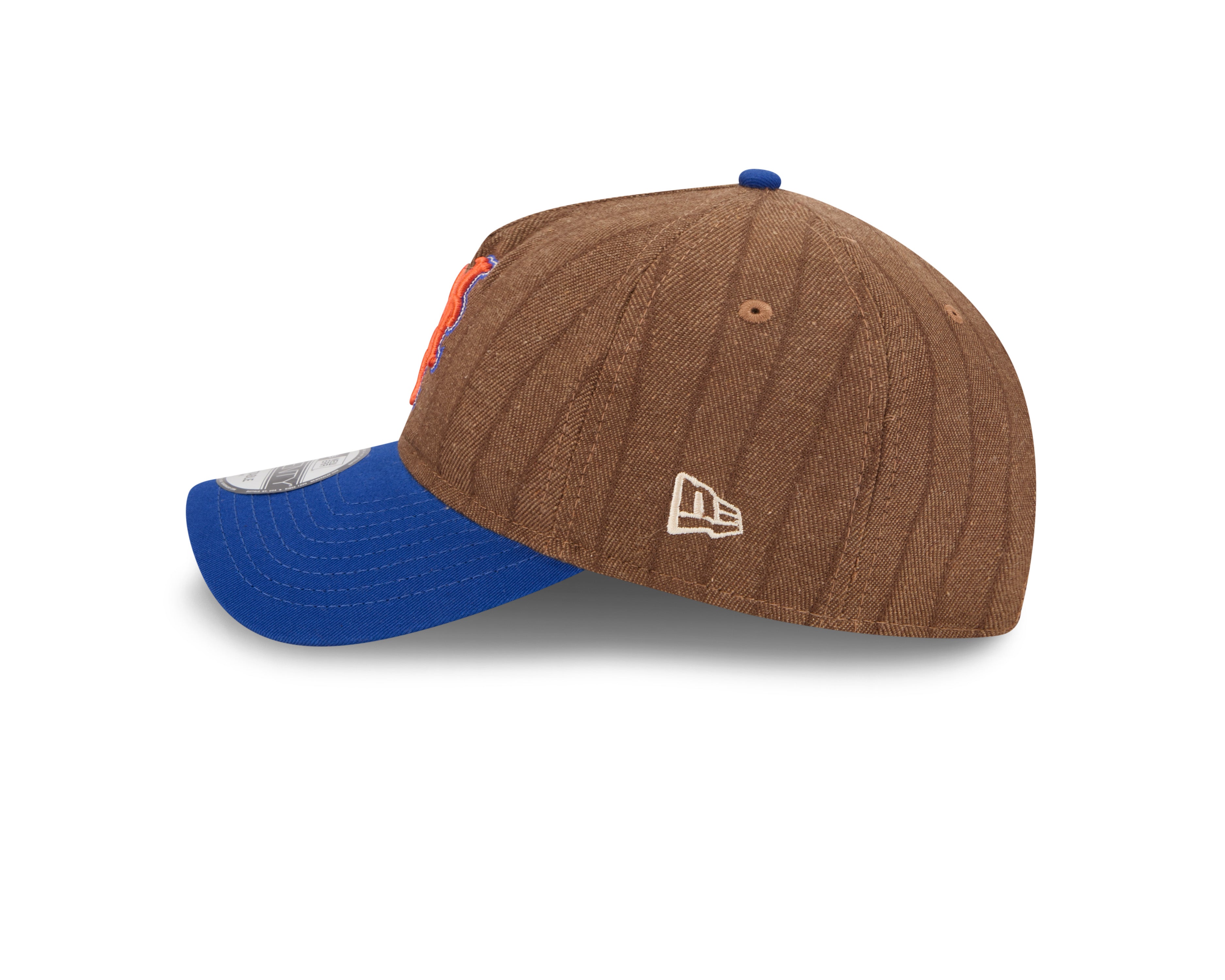 New Era - New York Yankees - 9TWENTY A-Frame - WOOL PINSTRIPE - Brown - Headz Up 