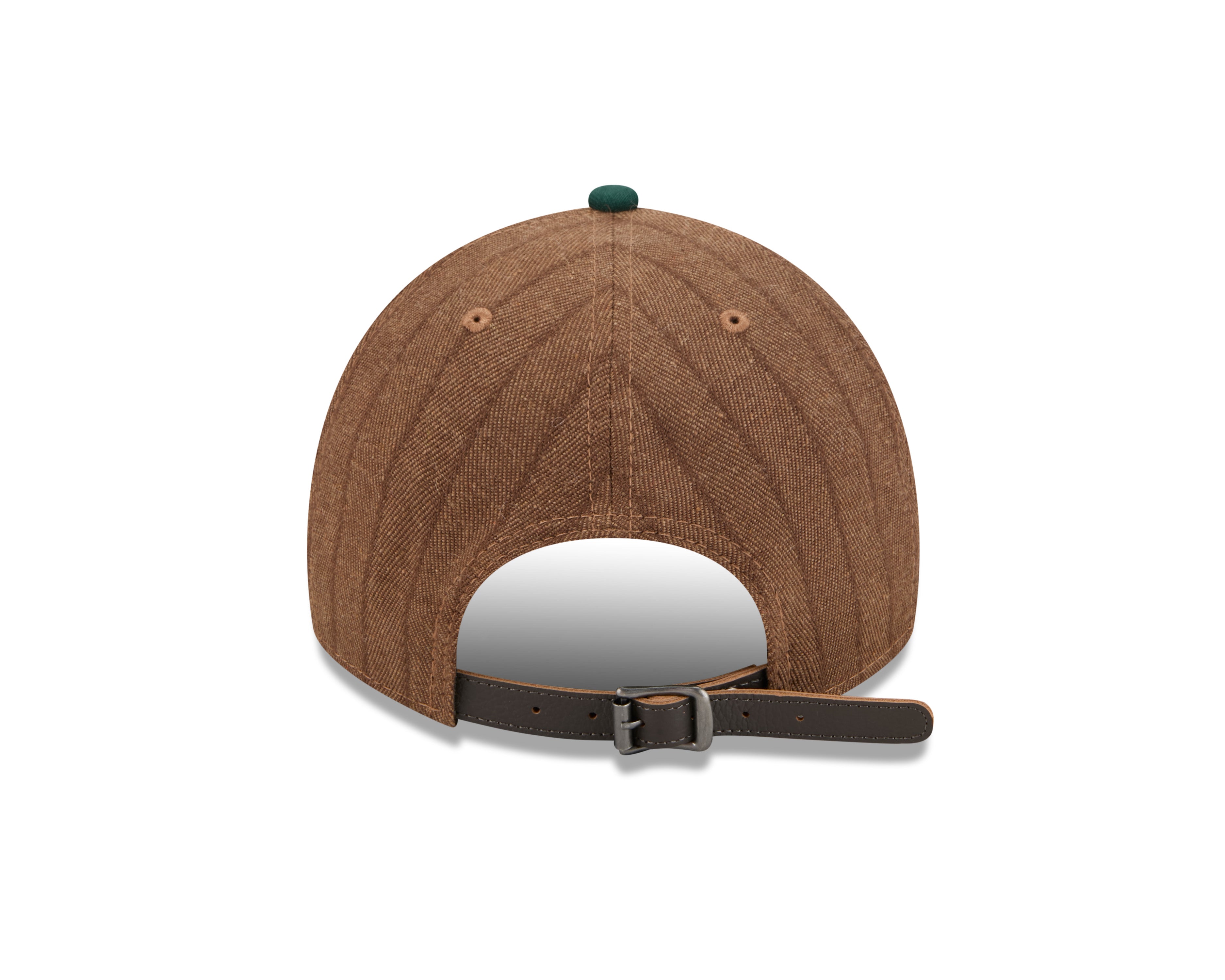 New Era - Oakland Athletics - 9TWENTY A-Frame - WOOL PINSTRIPE - Brown - Headz Up 