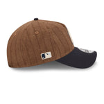 New Era - New York Yankees - 9TWENTY A-Frame - WOOL PINSTRIPE - Brown - Headz Up 