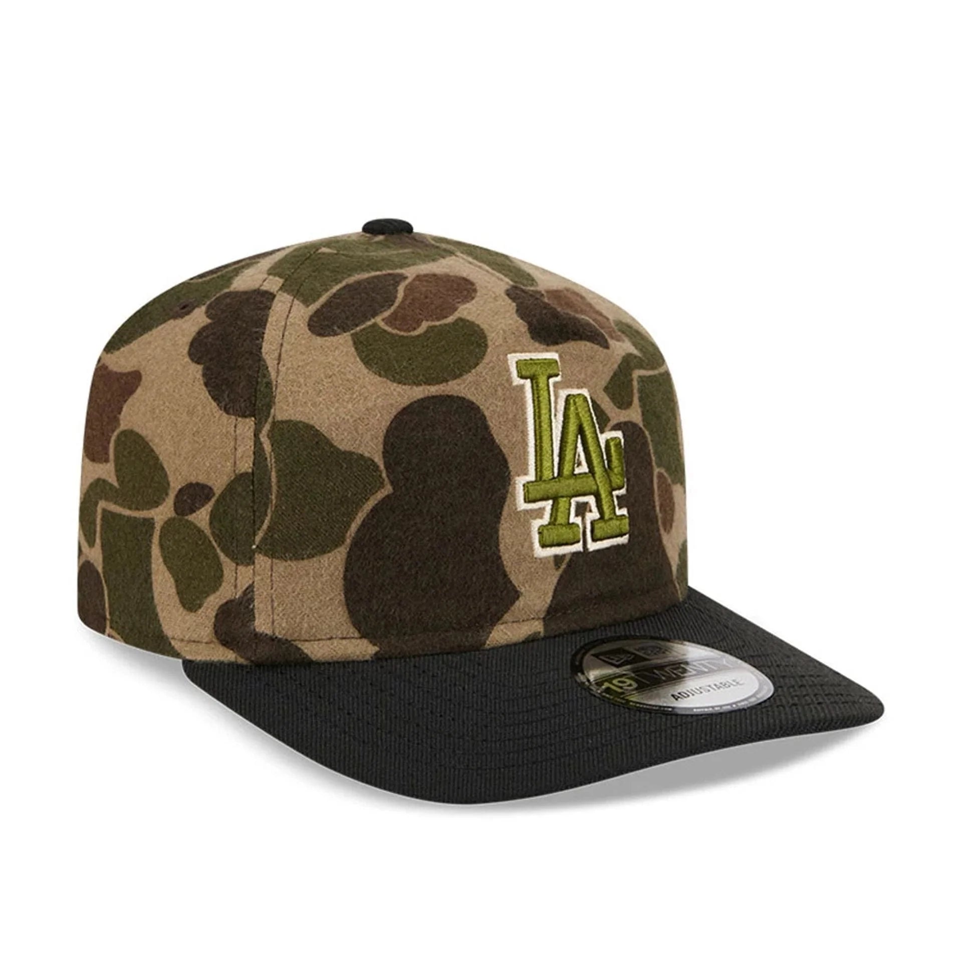 New Era - Los Angeles Dodgers - 19TWENTY GOLFER - Three Looms x MLB Wool Duck Camo - Adjustable Cap - Headz Up 