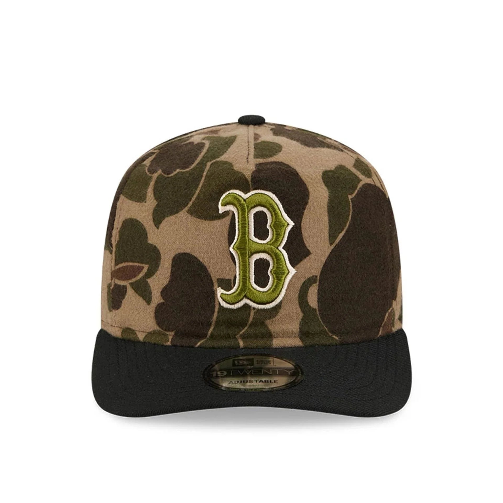 New Era - Boston Red Sox - 19TWENTY GOLFER - Three Looms x MLB Wool Duck Camo - Adjustable Cap - Headz Up 