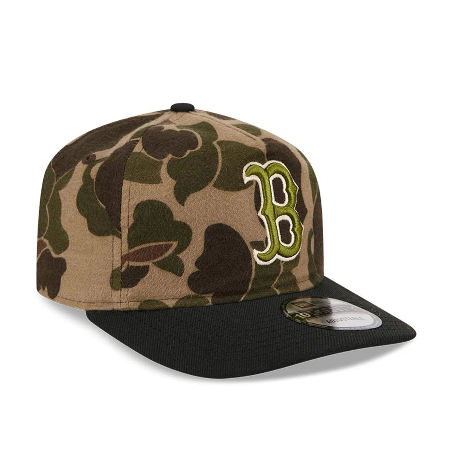New Era - Boston Red Sox - 19TWENTY GOLFER - Three Looms x MLB Wool Duck Camo - Adjustable Cap - Headz Up 
