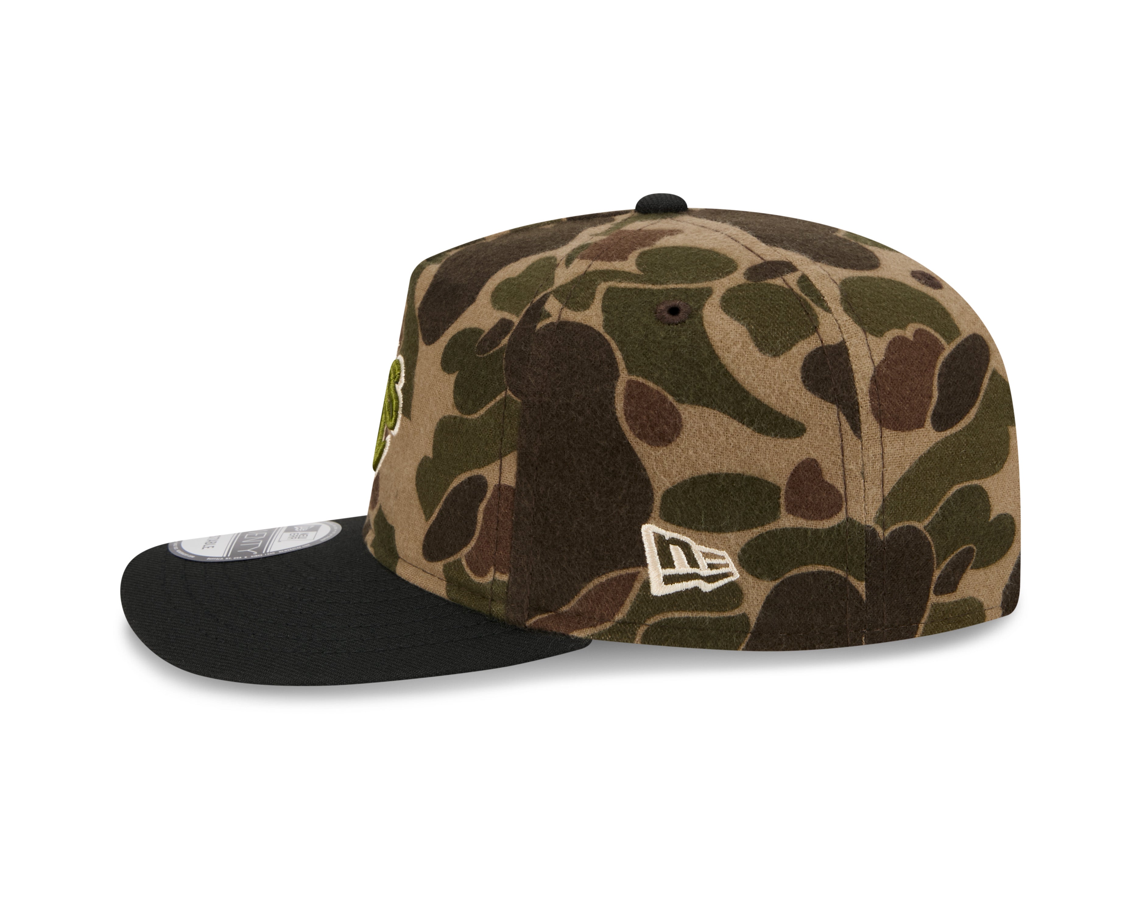 New Era - Oakland Athletics - 19TWENTY GOLFER - Three Looms x MLB Wool Duck Camo - Adjustable Cap - Headz Up 