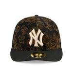 New Era - New York Yankees Three Looms x MLB Floral Cord Black Low Profile 59FIFTY Fitted Cap - Headz Up 