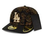 New Era - LA Dodgers Three Looms x MLB Floral Cord Black Low Profile 59FIFTY Fitted Cap - Headz Up 