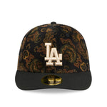 New Era - LA Dodgers Three Looms x MLB Floral Cord Black Low Profile 59FIFTY Fitted Cap - Headz Up 