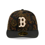 New Era - Boston Red Sox Three Looms x MLB Floral Cord Black Low Profile 59FIFTY Fitted Cap - Headz Up 