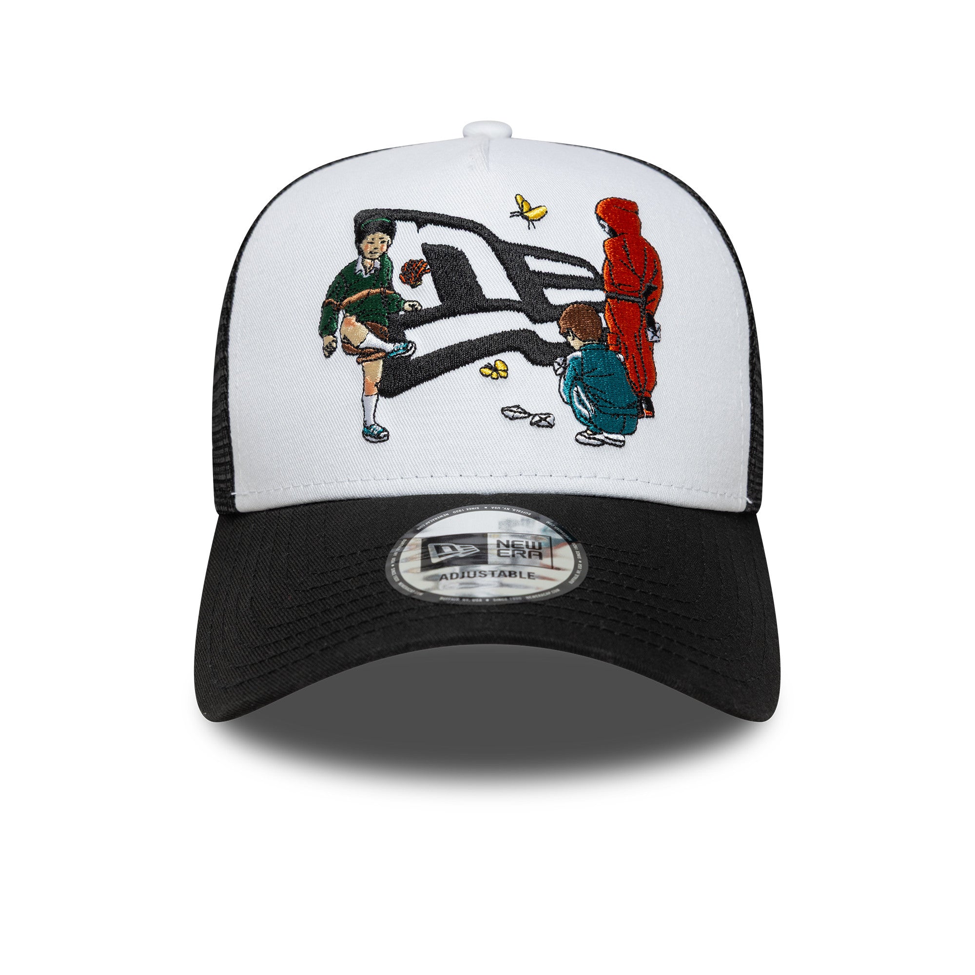 New Era - E-Frame Trucker - SQUID GAME - Black/White - Headz Up 