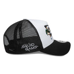 New Era - E-Frame Trucker - SQUID GAME - Black/White - Headz Up 